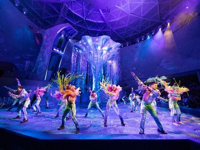 Legend of the Seas can experience “Shockwave” at the signature AquaTheater