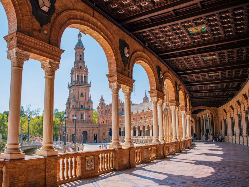 Plaza de Espaรฑa, Seville, Spain